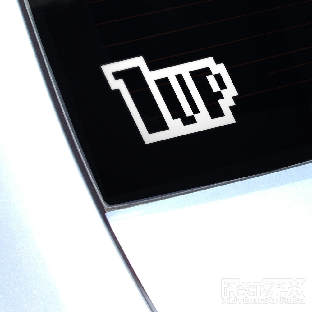 1up Mario Boost JDM Euro Vinyl Decal Sticker