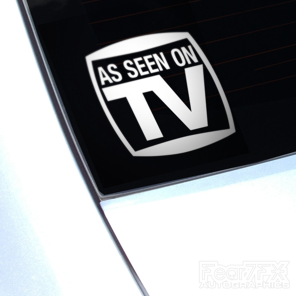 As Seen On TV Funny Euro Vinyl Decal Sticker