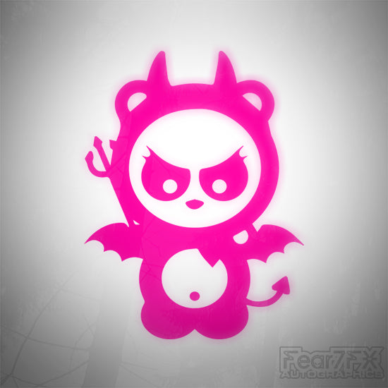 Cute Baby Panda Devil JDM Car Vinyl Decal Sticker
