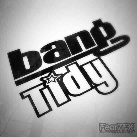 Bang Tidy Euro JDM Decal Sticker