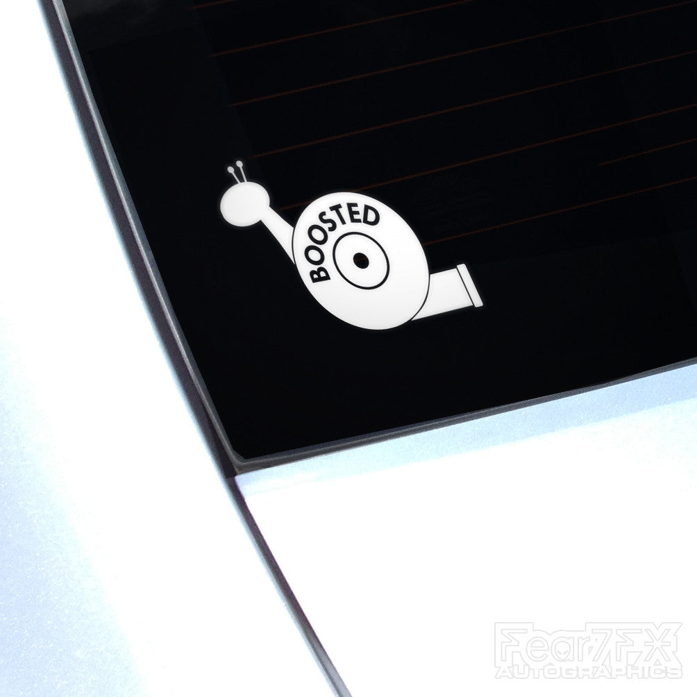 Boosted Snail JDM Car Vinyl Decal Sticker