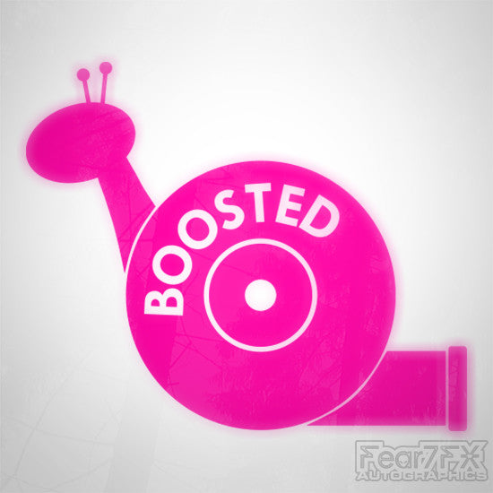 Boosted Snail Funny Euro Decal Sticker