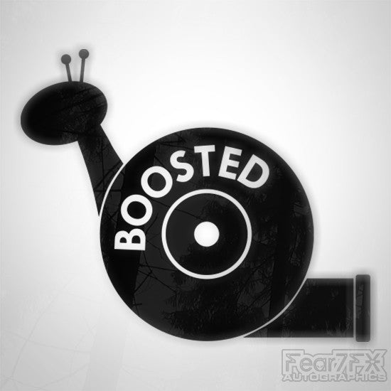 Boosted Snail Funny Euro Decal Sticker