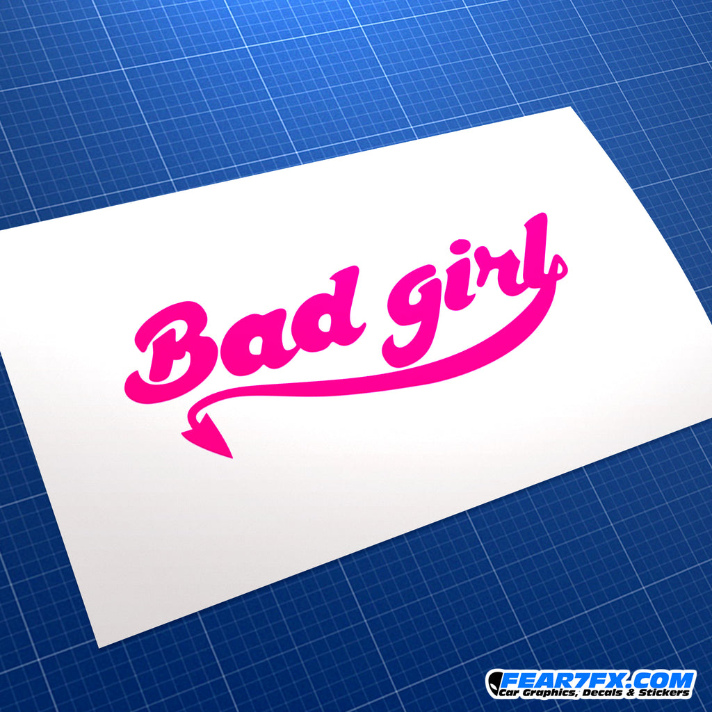 Bad Girl JDM Car Vinyl Decal Sticker