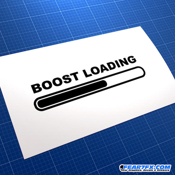 Boost Loading JDM Car Vinyl Decal Sticker
