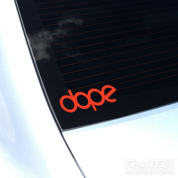 Dope JDM Euro Decal Sticker V2