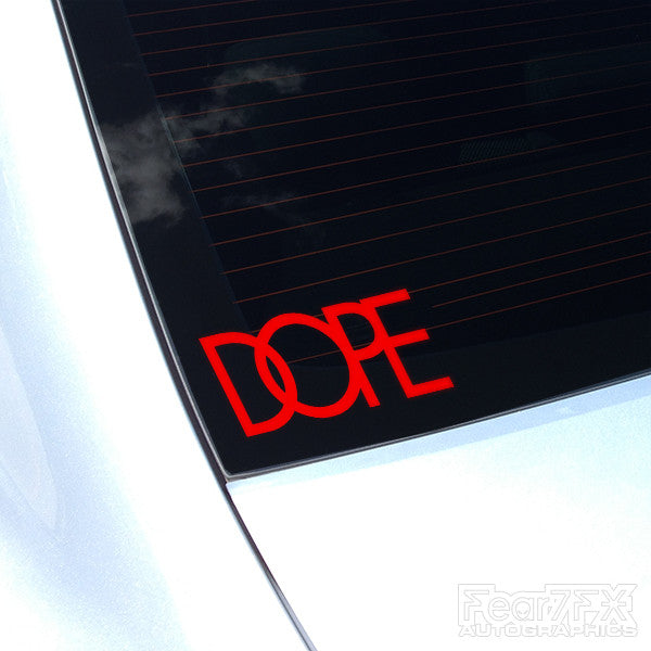 Dope JDM Euro Decal Sticker V4