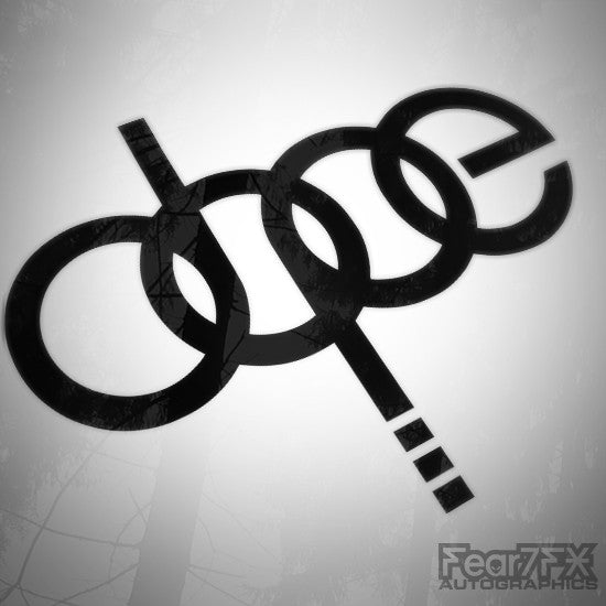 Dope JDM Euro Decal Sticker V5