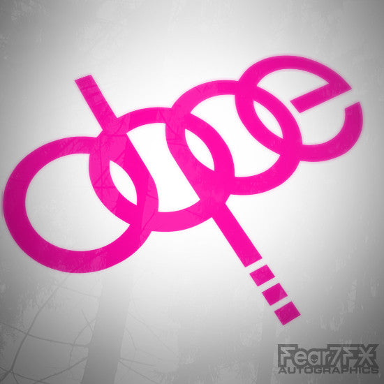 Dope JDM Euro Decal Sticker V5