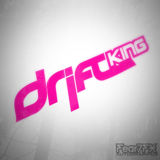 Drift King Race Car JDM Car Vinyl Decal Sticker