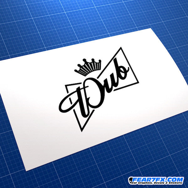 Dub King JDM Car Vinyl Decal Sticker