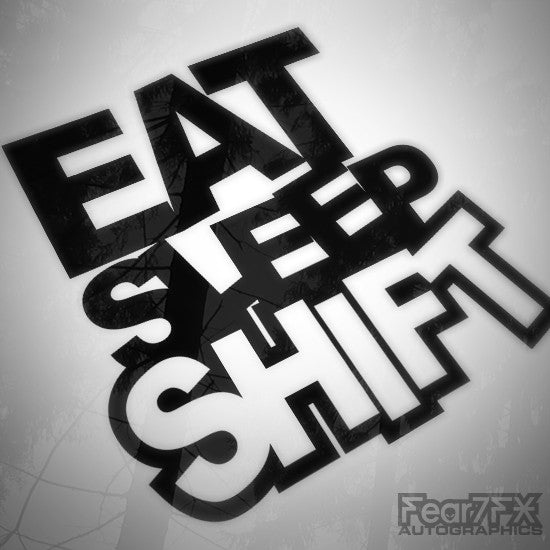 Eat Shift JDM Euro Decal Sticker V2