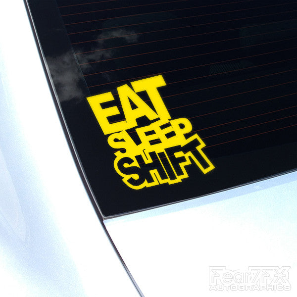 Eat Shift JDM Euro Decal Sticker V2