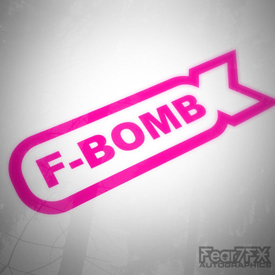 F Bomb JDM Euro Decal Sticker V1