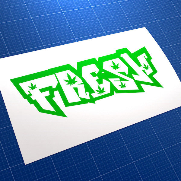 Fresh Like Weed/ Marijuana JDM Car Vinyl Decal Sticker