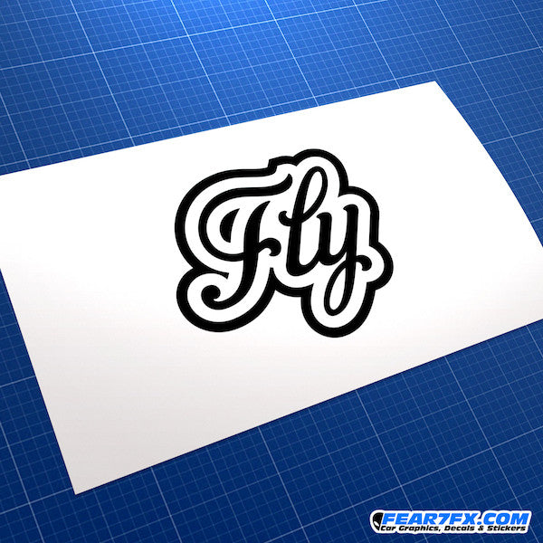 Fly High Fly JDM Car Vinyl Decal Sticker