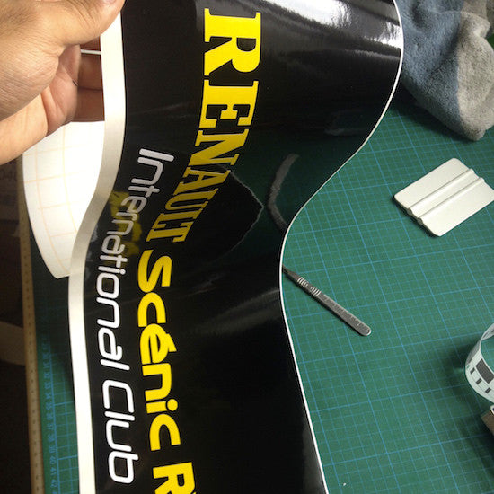 Renault Scenic RX4 Vinyl Windscreen SunStrip Any 3 Colours