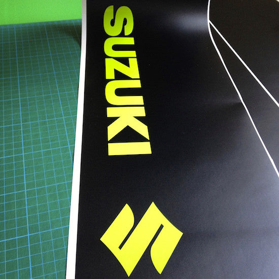Suzuki Vinyl Windscreen SunStrip Any 3 Colours