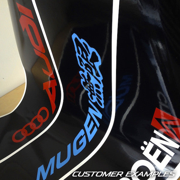 Saxo VTR Vinyl Windscreen SunStrip Any 3 Colours