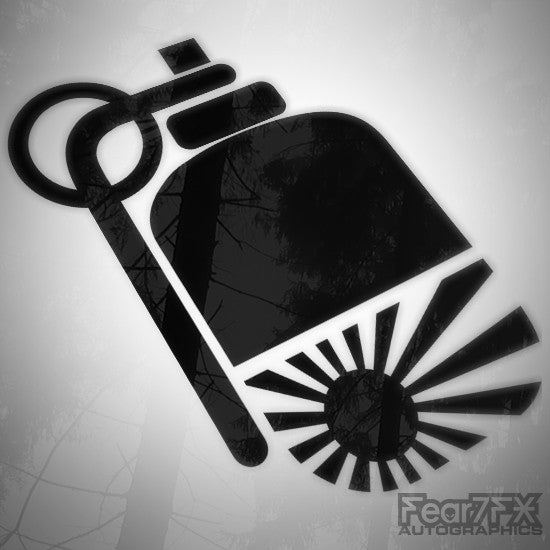 JDM JAP Grenade Decal Sticker