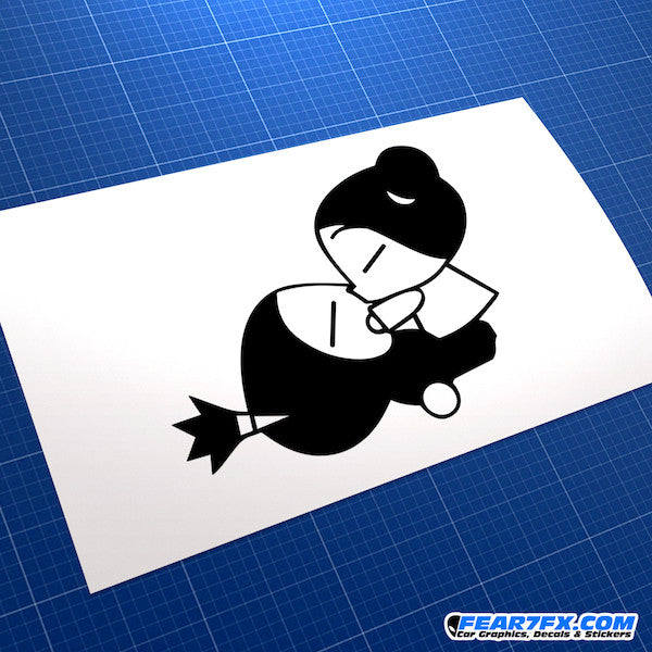 JDM Kiss Car Vinyl Decal Sticker