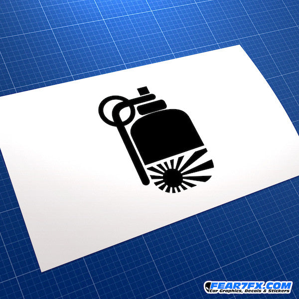 Grenade JDM Car Vinyl Decal Sticker