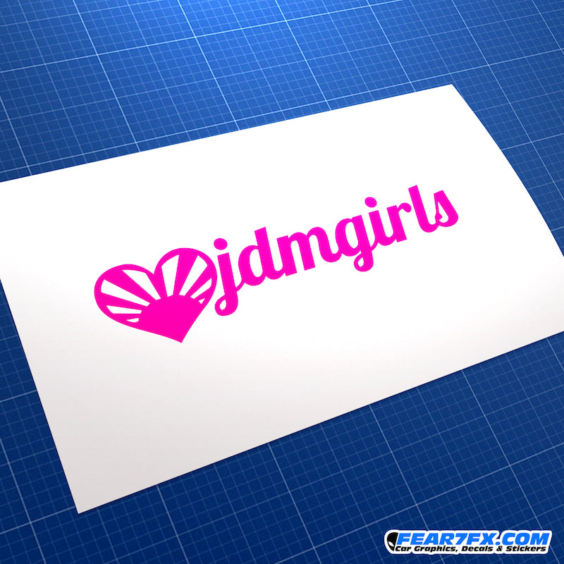 JDM GirlsCar Vinyl Decal Sticker