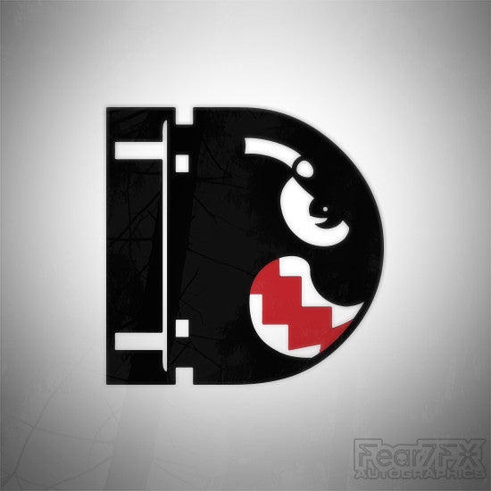 Mario Bullet JDM Euro Decal Sticker V2