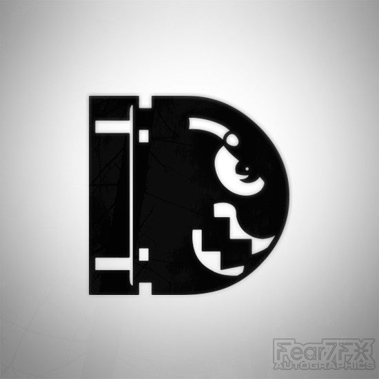 Mario Bullet JDM Euro Decal Sticker V2