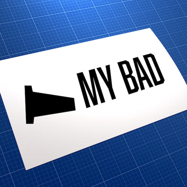 My Bad Drift JDM Car Vinyl Decal Sticker