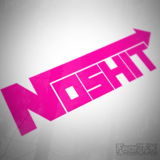 NOSHIT Funny NOS Boost Turbo Decal Sticker V1