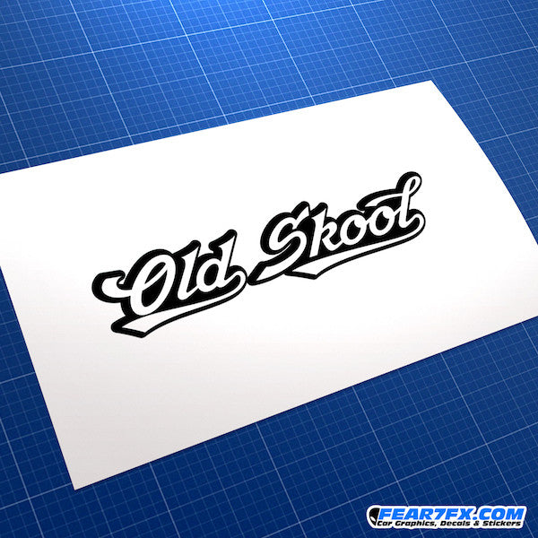 Old Skool JDM Car Vinyl Decal Sticker School