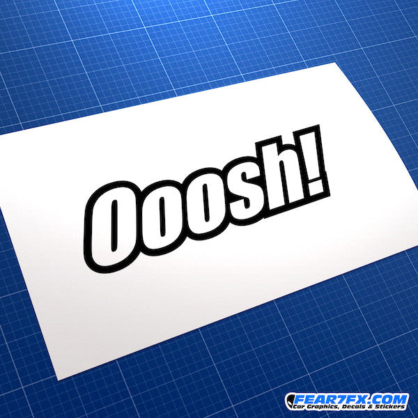 Ooosh! Fast Car JDM Car Vinyl Decal Sticker