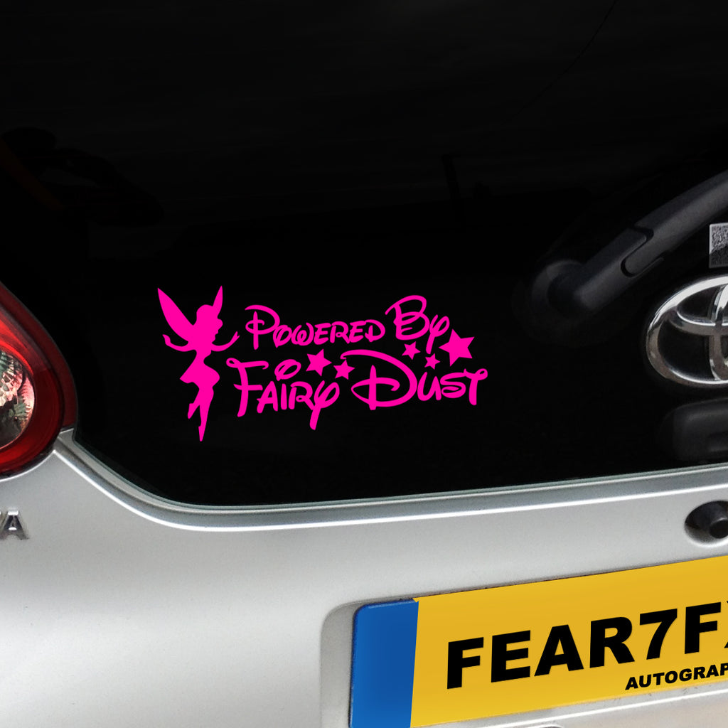 Powered By Fairy Dust JDM Car Vinyl Decal Sticker