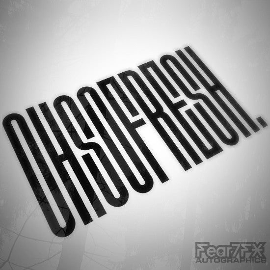 Oh So Fresh OCD Clean Freak JDM Euro Decal Sticker