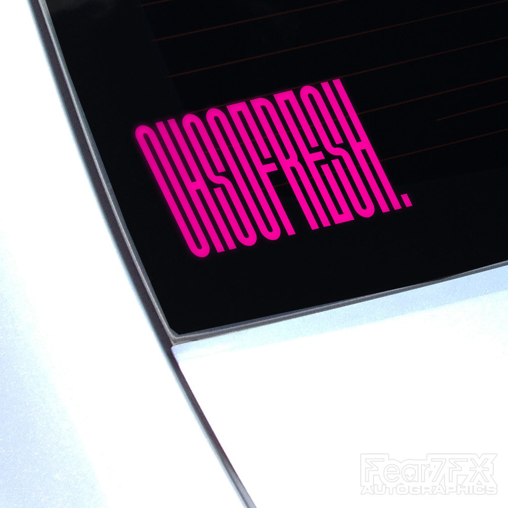 Oh So Fresh OCD Clean Freak JDM Euro Decal Sticker