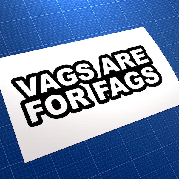 VAGS Are For FAGS JDM Car Vinyl Decal Sticker