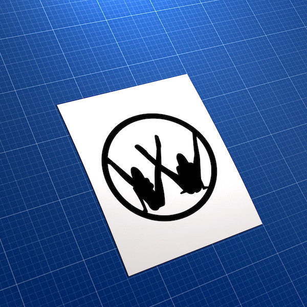 VW Sexy Legs JDM Euro Car Vinyl Decal Sticker