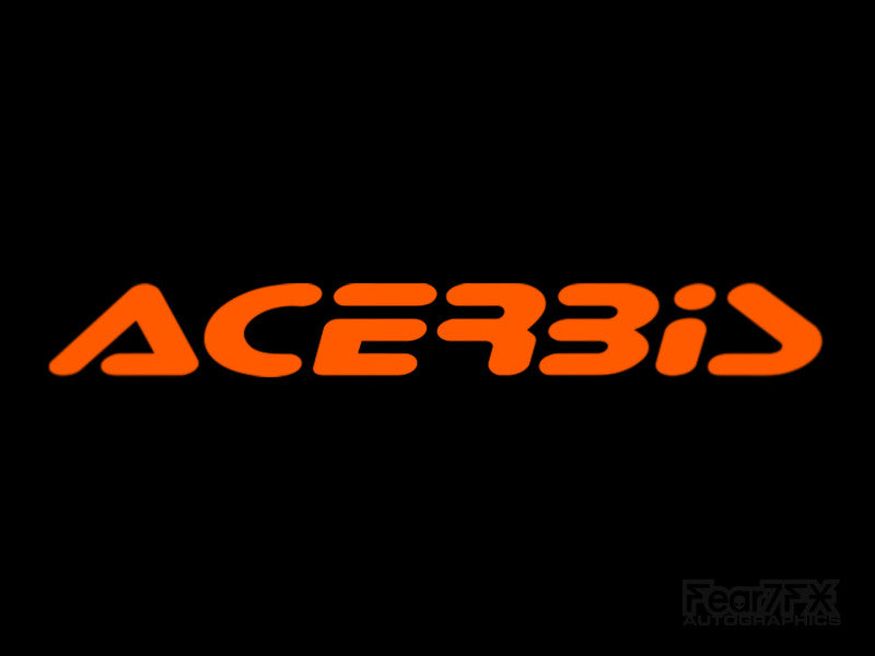 2x Acerbis Motorbike Vinyl Transfer Decal