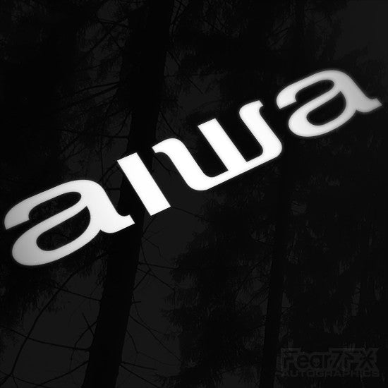 1x Aiwa Audio Vinyl Transfer Decal