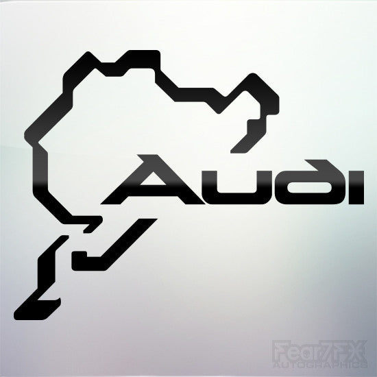 1x Audi Nurburgring Vinyl Transfer Decal