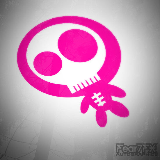 Baby Skeleton JDM Euro Vinyl Decal Sticker