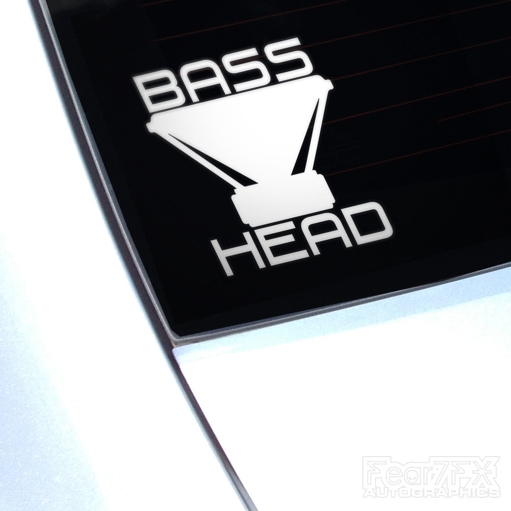 Bass Head Euro JDM Decal Sticker