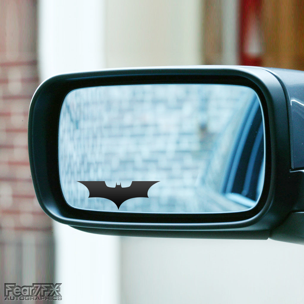 2x Batman Wing Mirror Vinyl Transfer Decals
