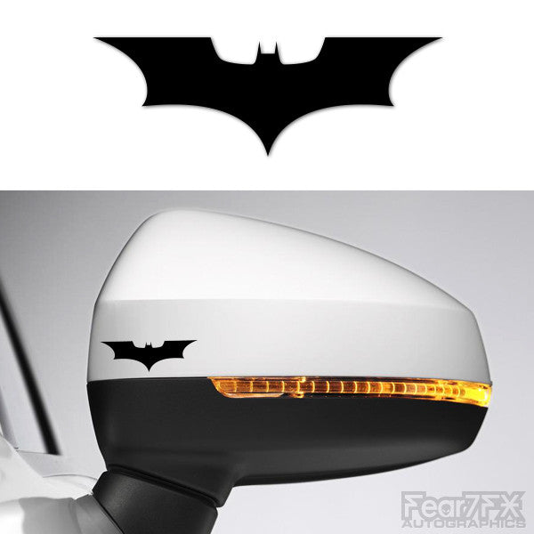 2x Batman Side Mirror Vinyl Transfer Decals
