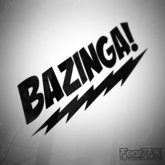 Bazinga! Euro JDM Decal Sticker V1