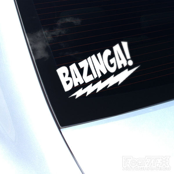 Bazinga! Euro JDM Decal Sticker V1