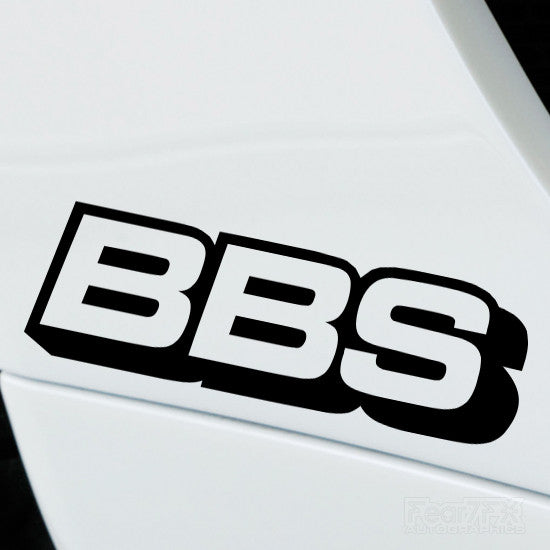 2x BBS Performance Tuning Vinyl Decal