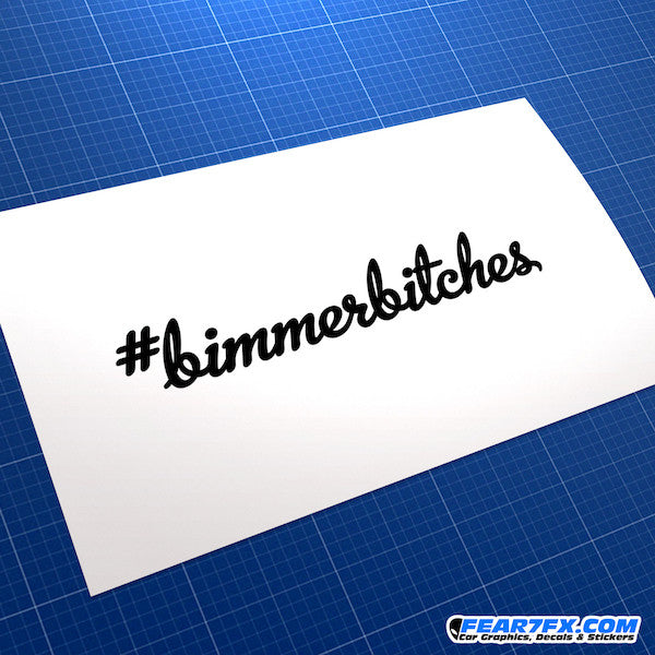 #Bimmerbitches JDM Car Vinyl Decal Sticker