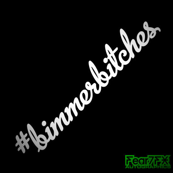 #Bimmerbitches JDM Car Vinyl Decal Sticker